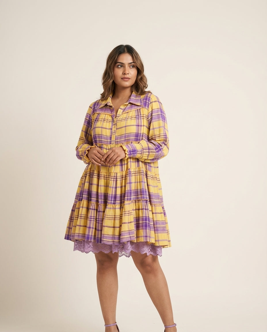Reethi Dress- Yellow