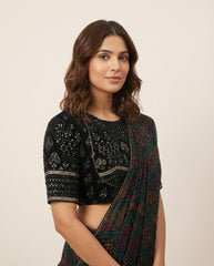 Zuri Saree Set- Black