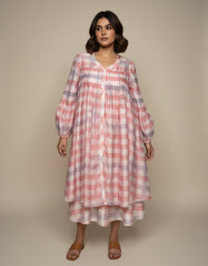 Shiki Dress- Pink Checks