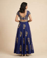 Heba Purple Lehenga RTS