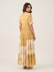 Rez Dress- Mustard Yellow