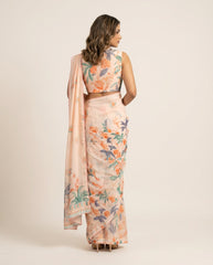 Seashell Ivory Saree with Blouse