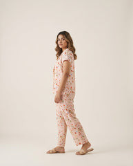 Shahi Peach Co Ord Set