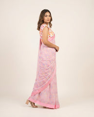 Ada Saree Set- Pink