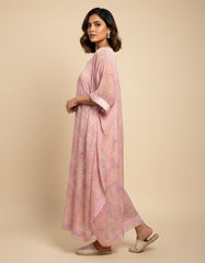 Rini Kaftan Dress- Pink