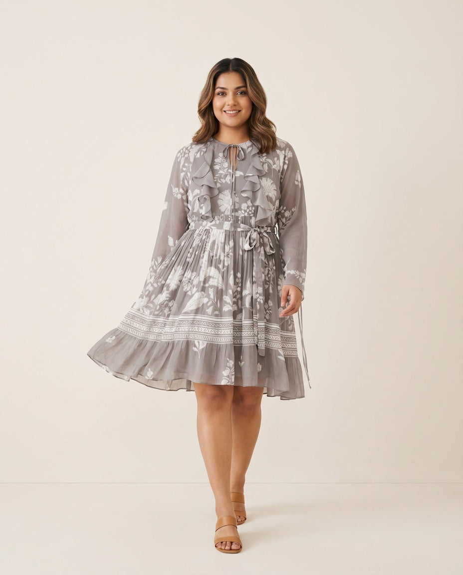 Carol Dress- Grey