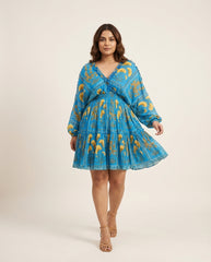 Siya Dress- Blue RTS