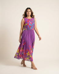 Mirna Dress- Purple