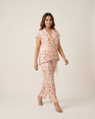 Shahi Peach Co Ord Set