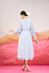 Alora Jacket Set - Powder Blue