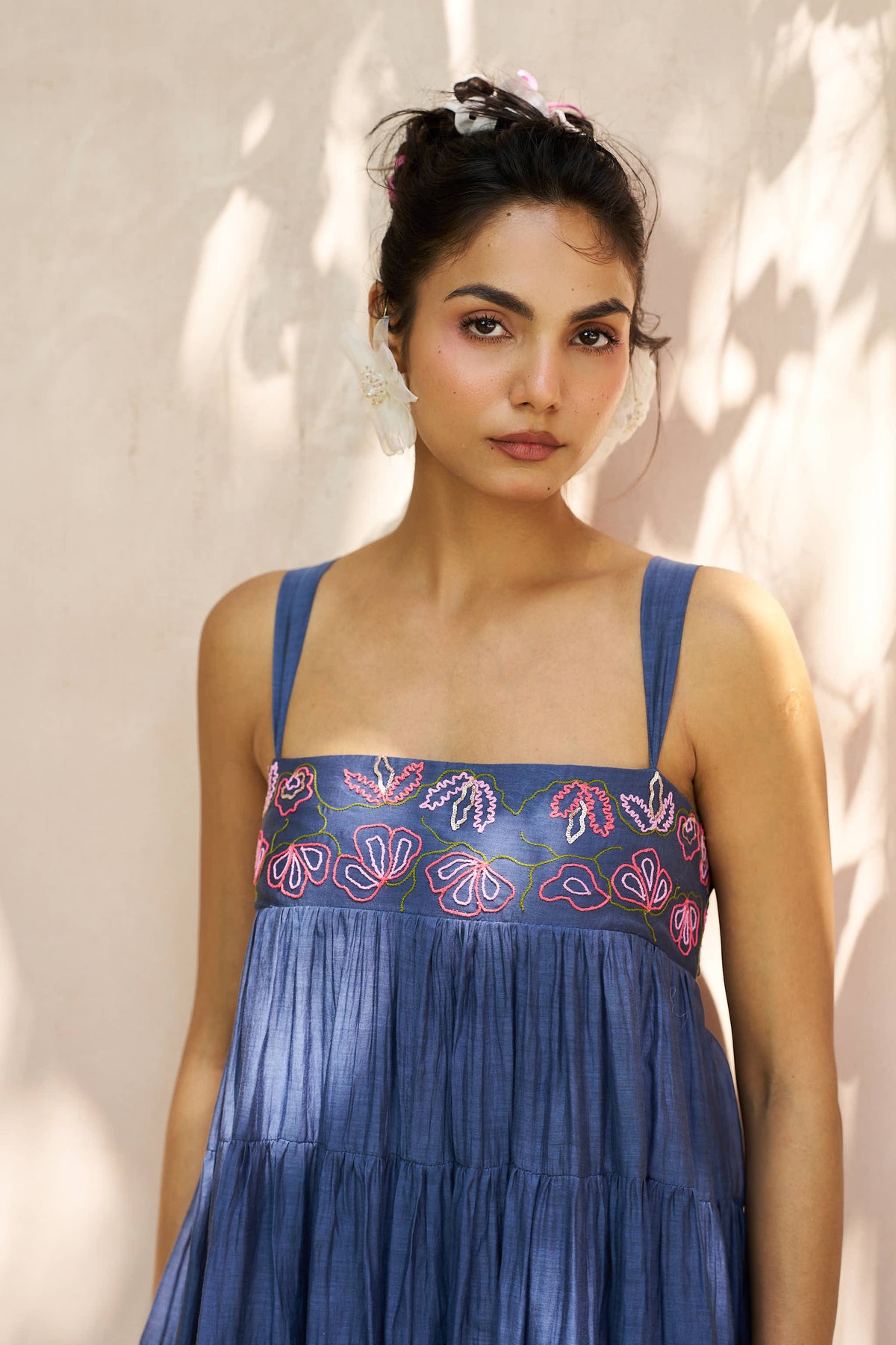 Vihara Dress - Bluish Grey