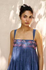 Vihara Dress - Bluish Grey