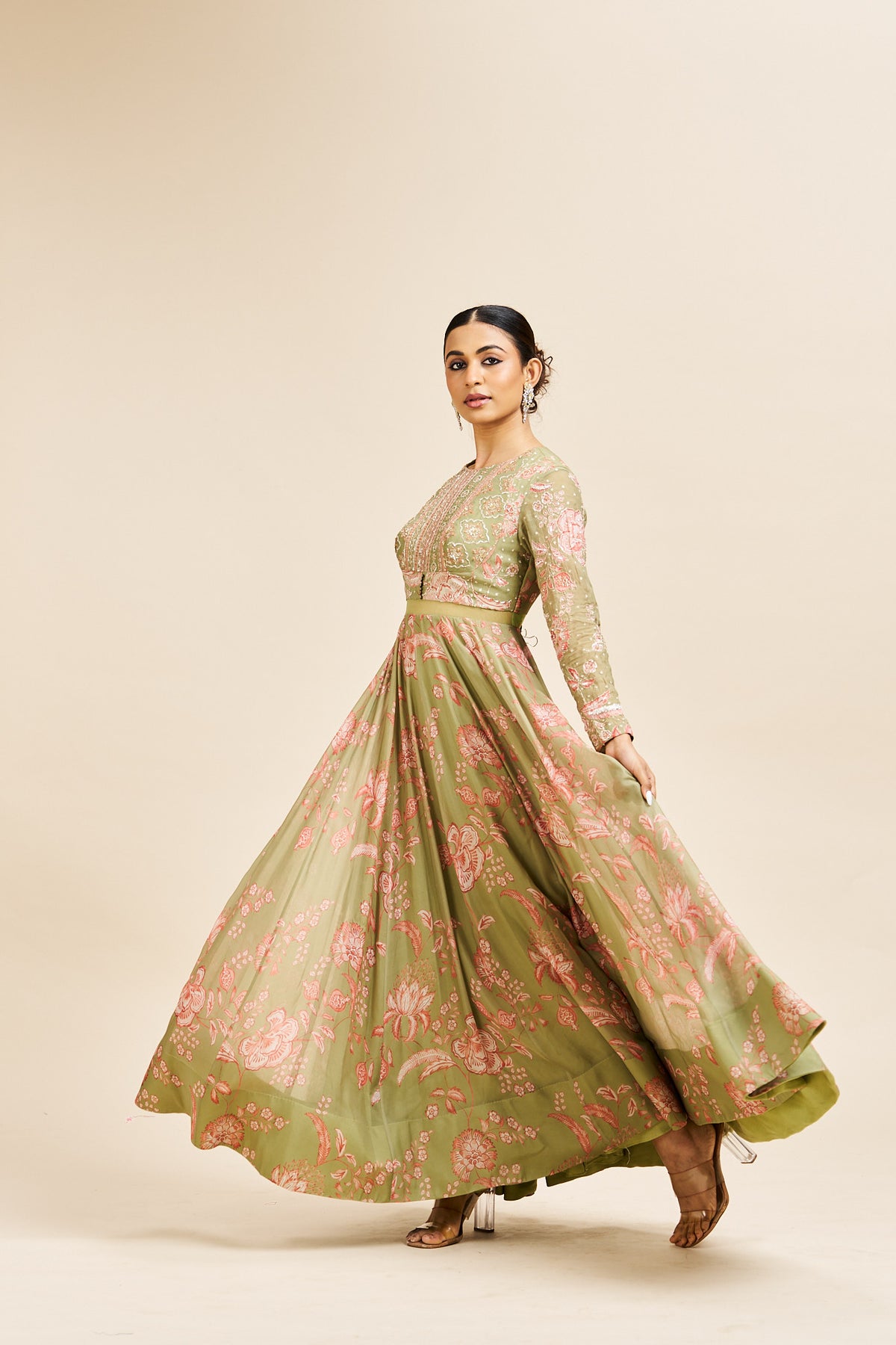 Aanya dress _ Green RTS