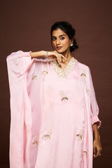 Nirva kaftan set - Peach