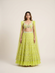Jyla Net Lehanga- Pollen Yellow