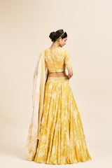 Ridhima lehenga set with dupatta_ Yellow RTS