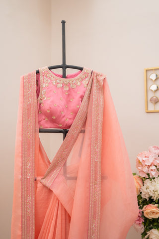 Kusuma Saree With Embroidery Blouse