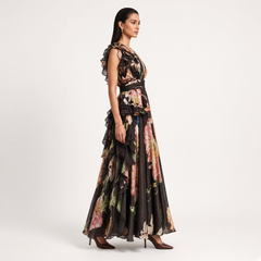 Kasie drape dress - Black