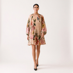 Kisa short dress - Peach