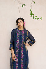 Mysha 3 Piece Set - Navy Blue