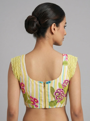 Yellow Floral Blouse