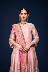 Mannat Rose Gold Kurti Set with Dupatta