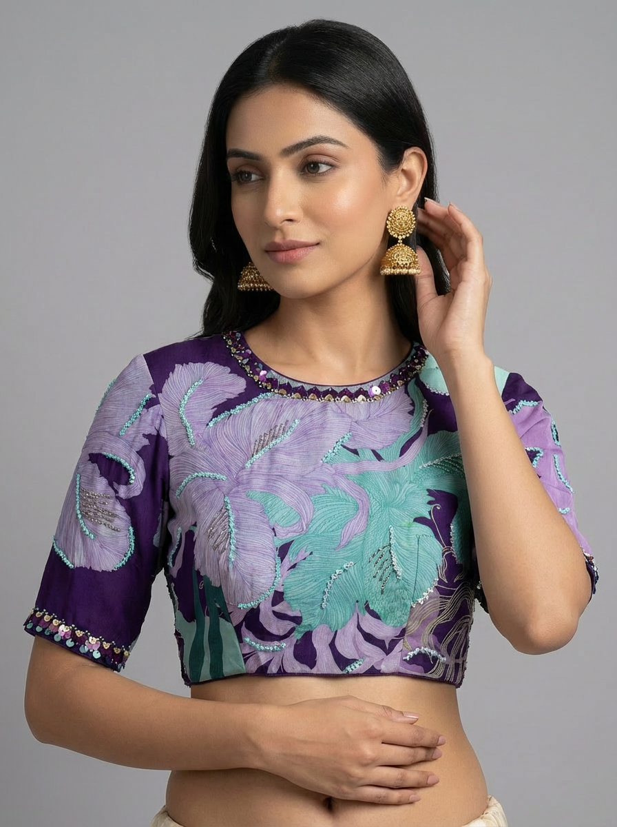 Dewberry Floral Blouse