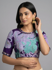 Dewberry Floral Blouse