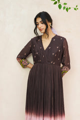 Suhita Dress - Brown