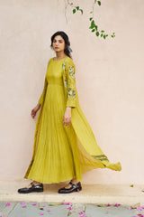Savi Cape Set - Lime Green