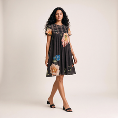 Macy short dress - Black