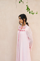 Aavya Dress - Baby Pink
