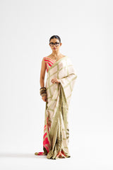 Elena saree set- Light green