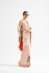 Ania saree set_ pale beige