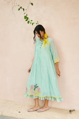 Saha Dress - Mint Green