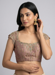 Tissue Embroidered Blouse