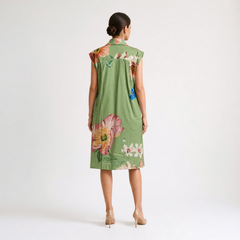 Talia short dress - Green