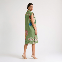 Talia short dress - Green
