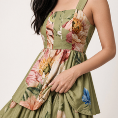 Vika dress - Green