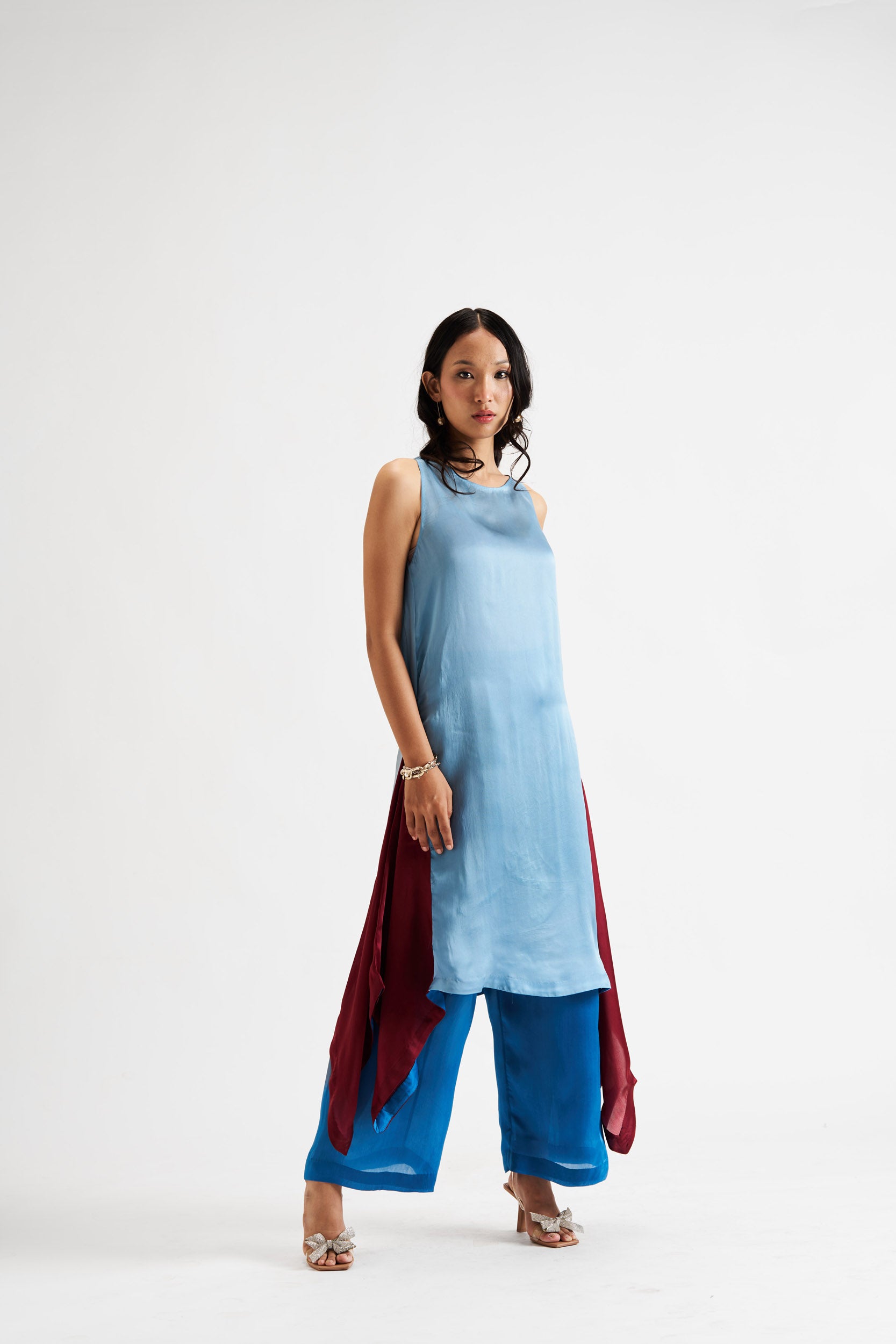 Madia - assymetric kurta set