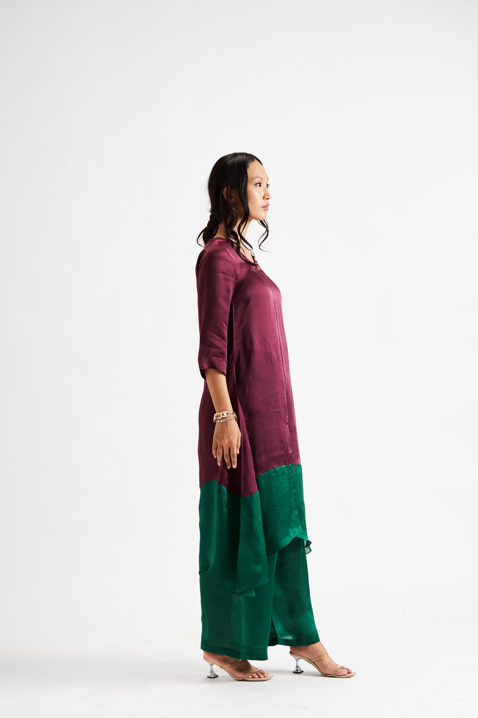 Pamela solid kurta set