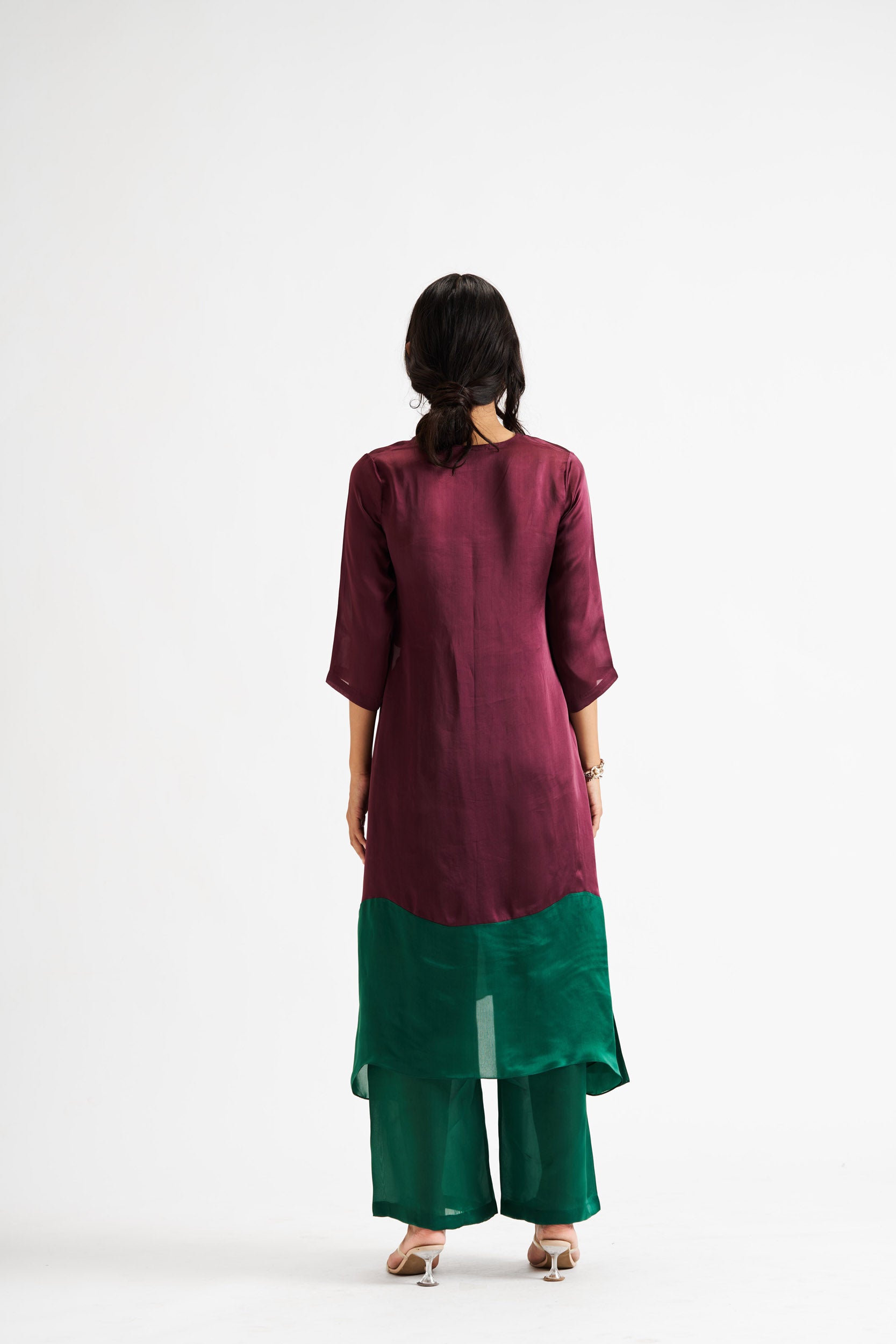 Pamela solid kurta set