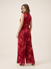 Irene Jumpsuit- Maroon