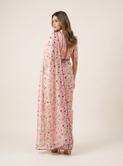 Rory Red Saree with Blouse