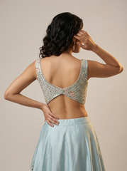 Floral Hand Embroidered Blouse