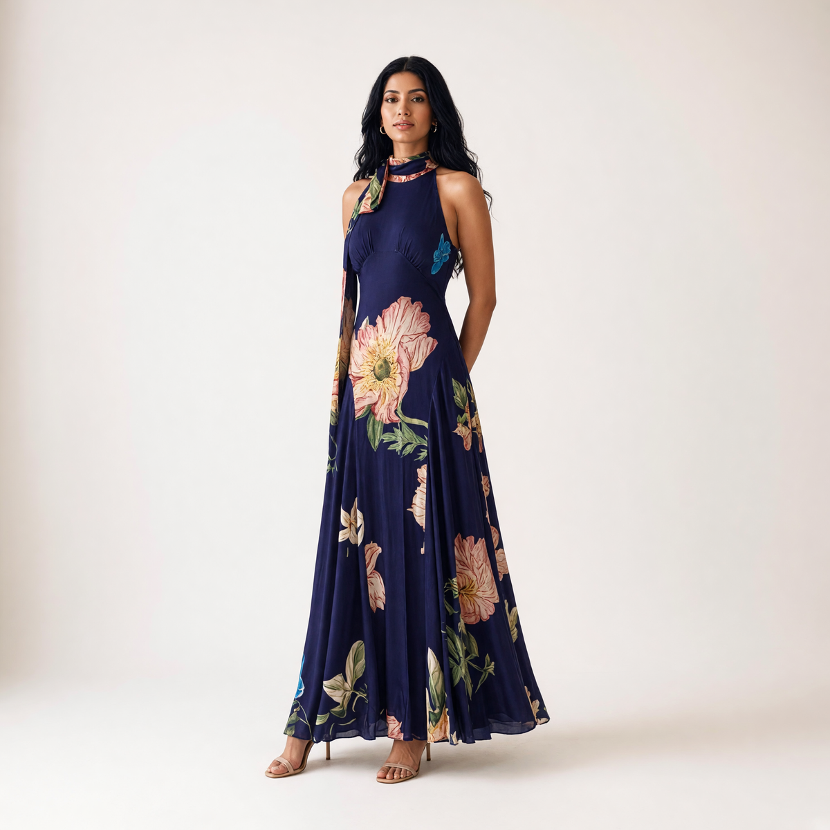 Bixcy dress - Navy Blue