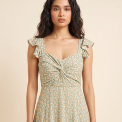 Miori Long Dress- Sea Green