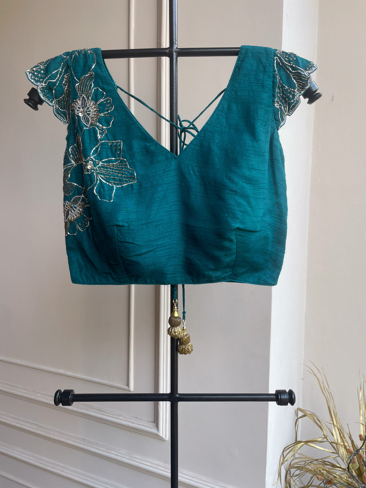 Aanya Blouse - Teal Blue