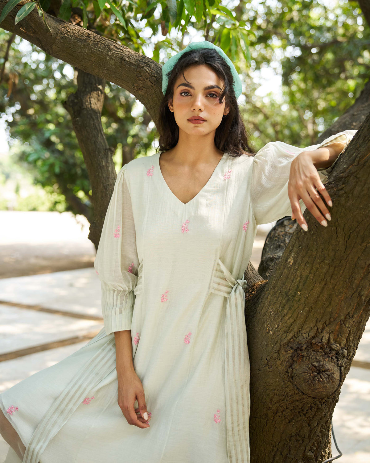 Advira Dress - Tea Green
