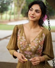 Tisya Dress - Olive Green